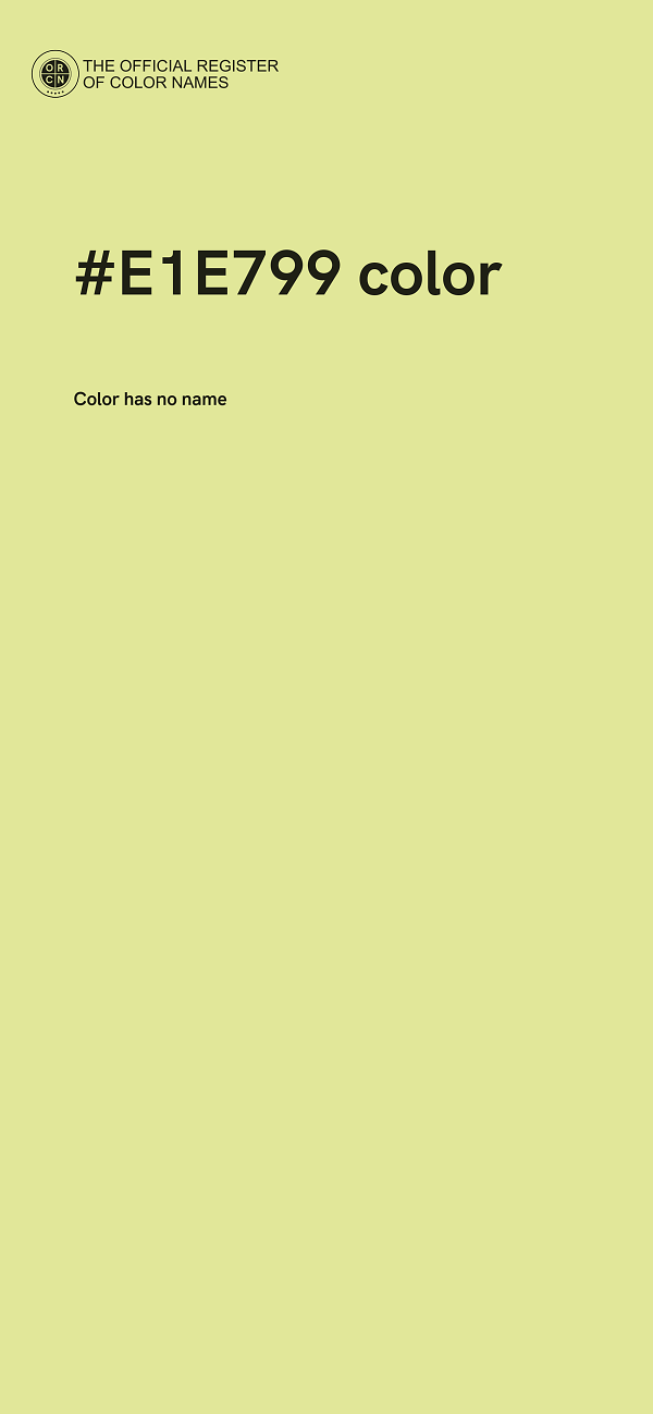 #E1E799 color image