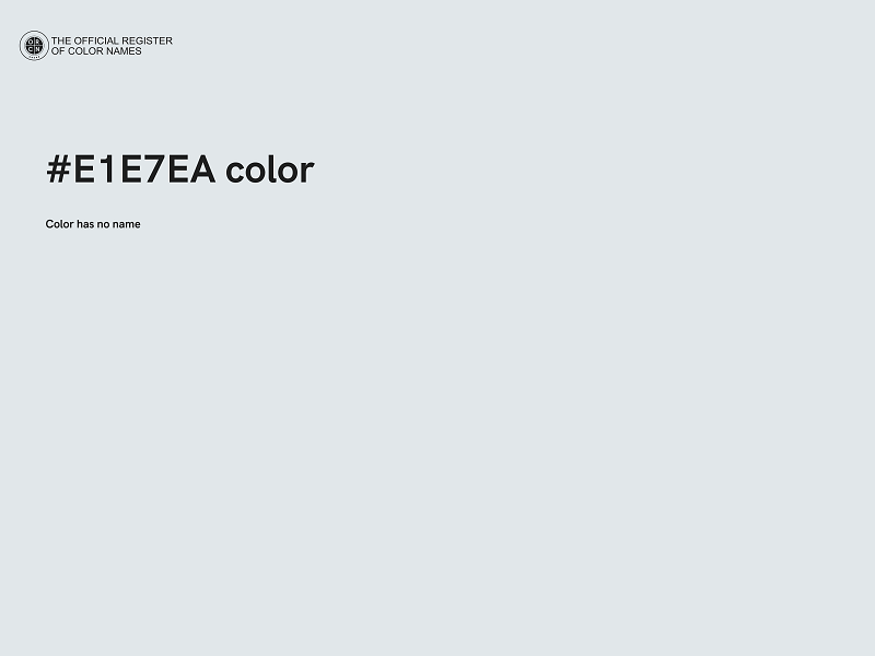 #E1E7EA color image