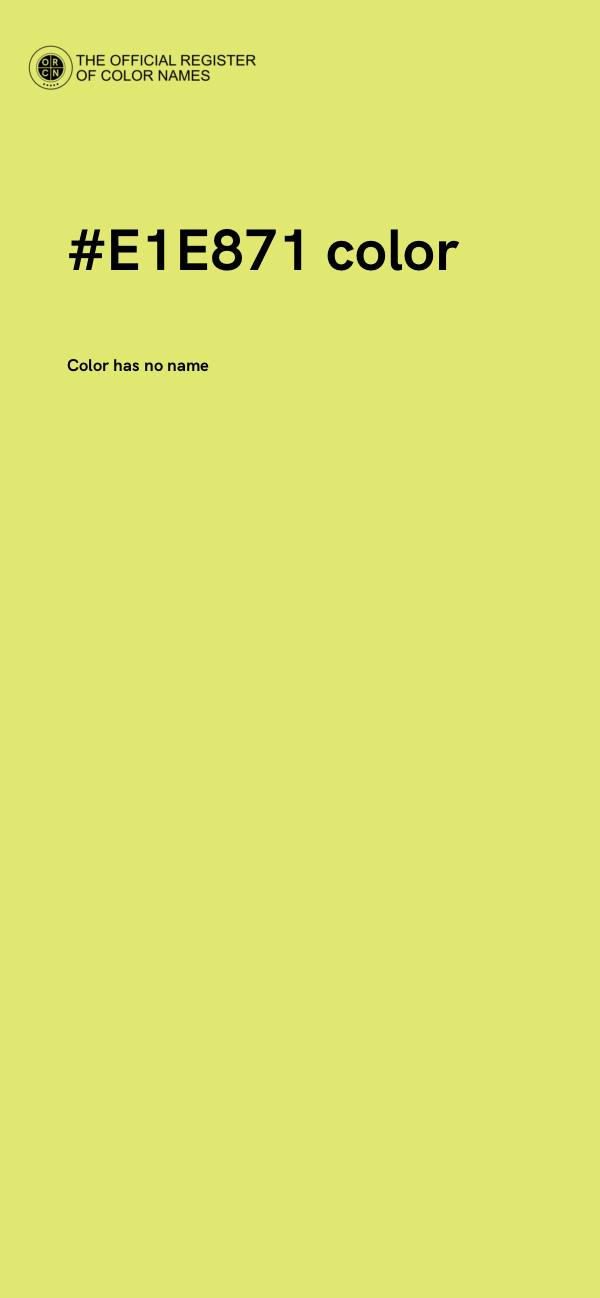 #E1E871 color image