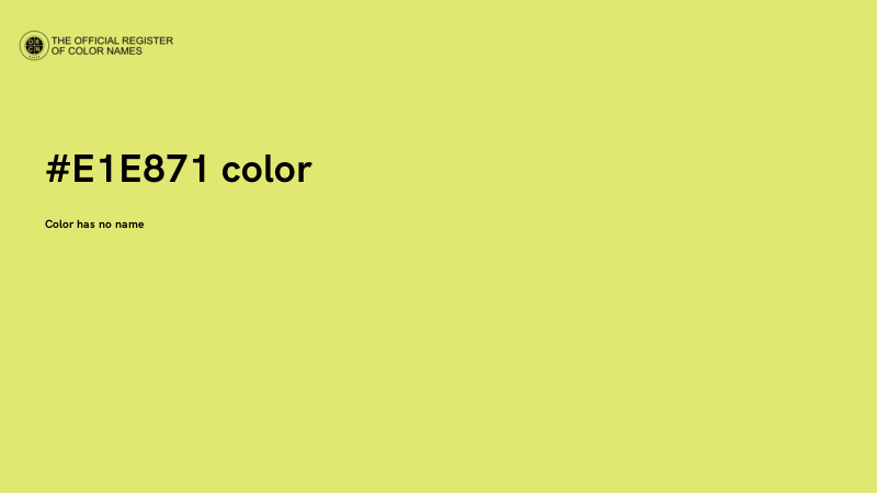 #E1E871 color image