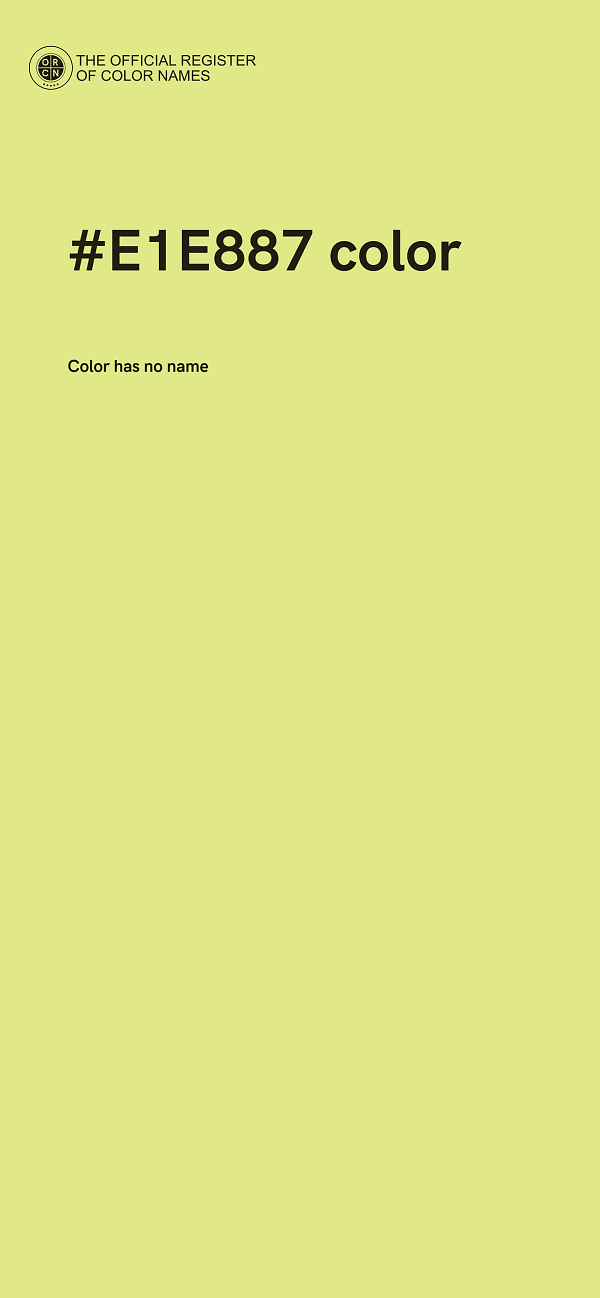 #E1E887 color image