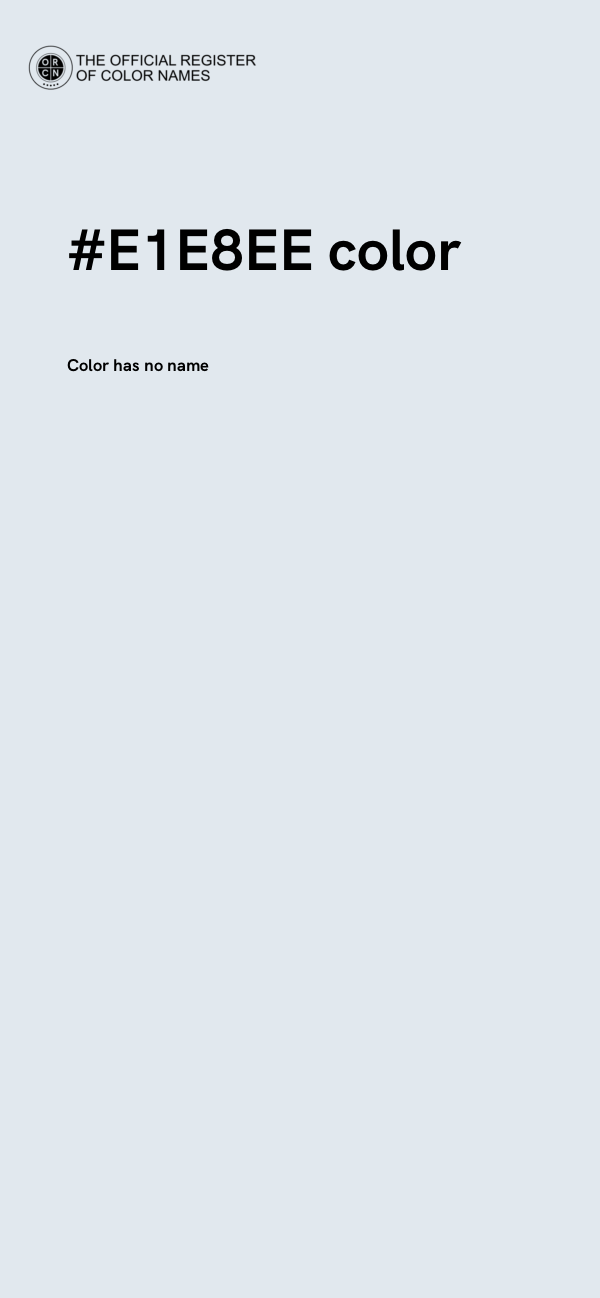 #E1E8EE color image