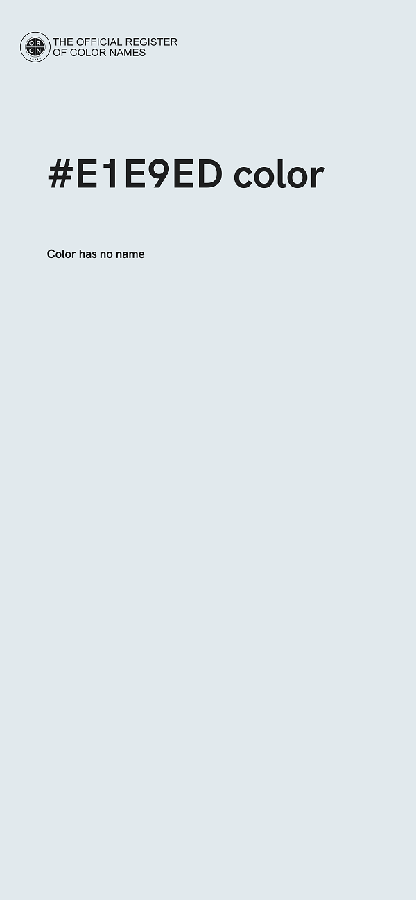 #E1E9ED color image