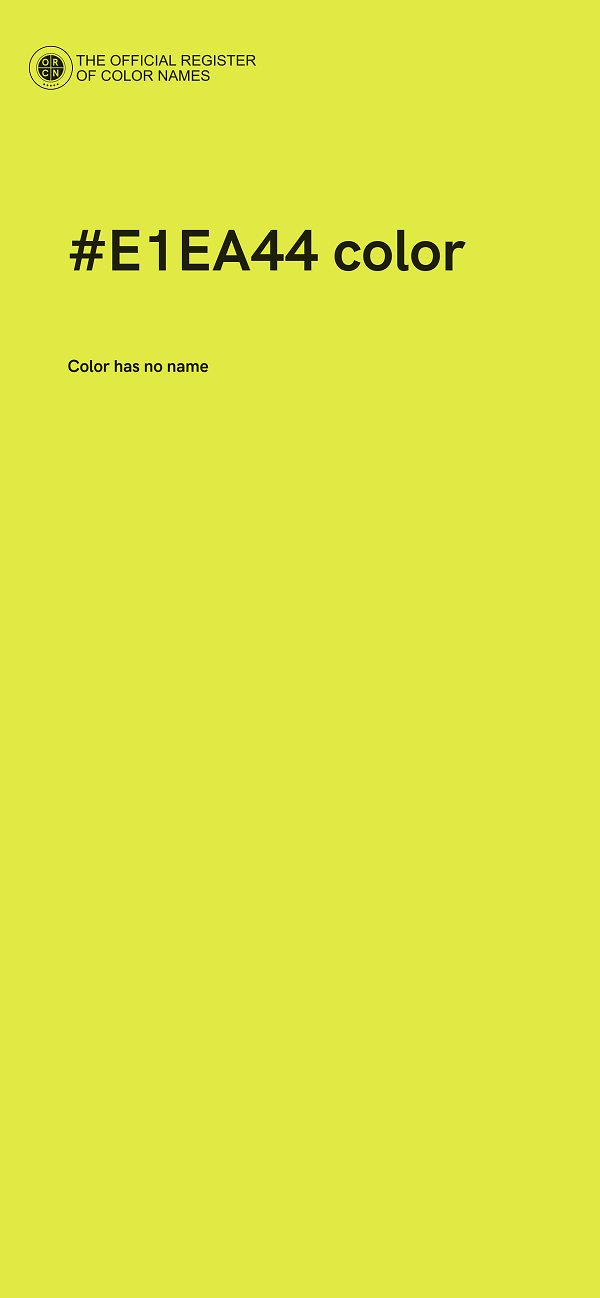 #E1EA44 color image