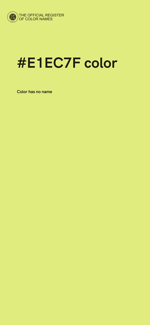 #E1EC7F color image