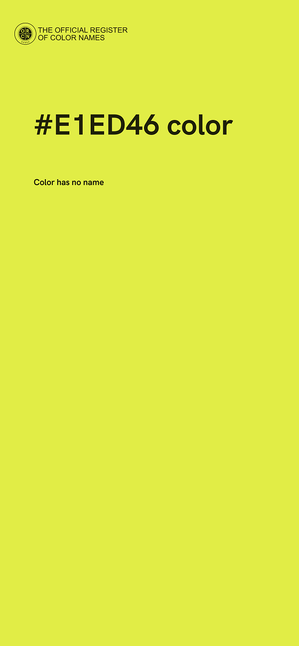 #E1ED46 color image