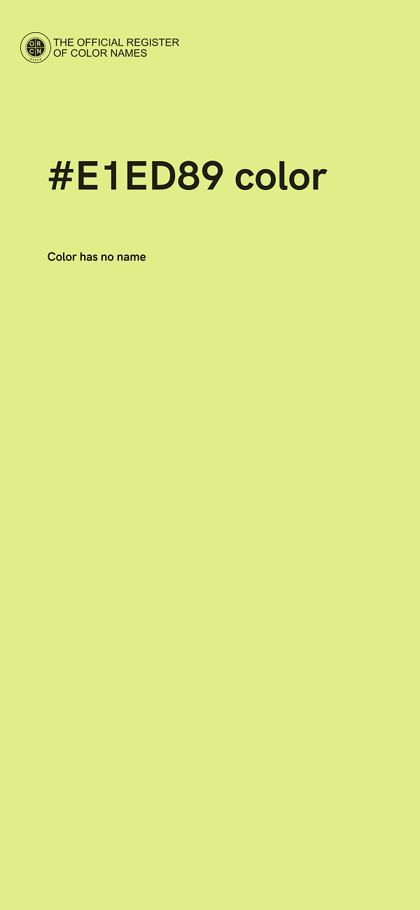 #E1ED89 color image