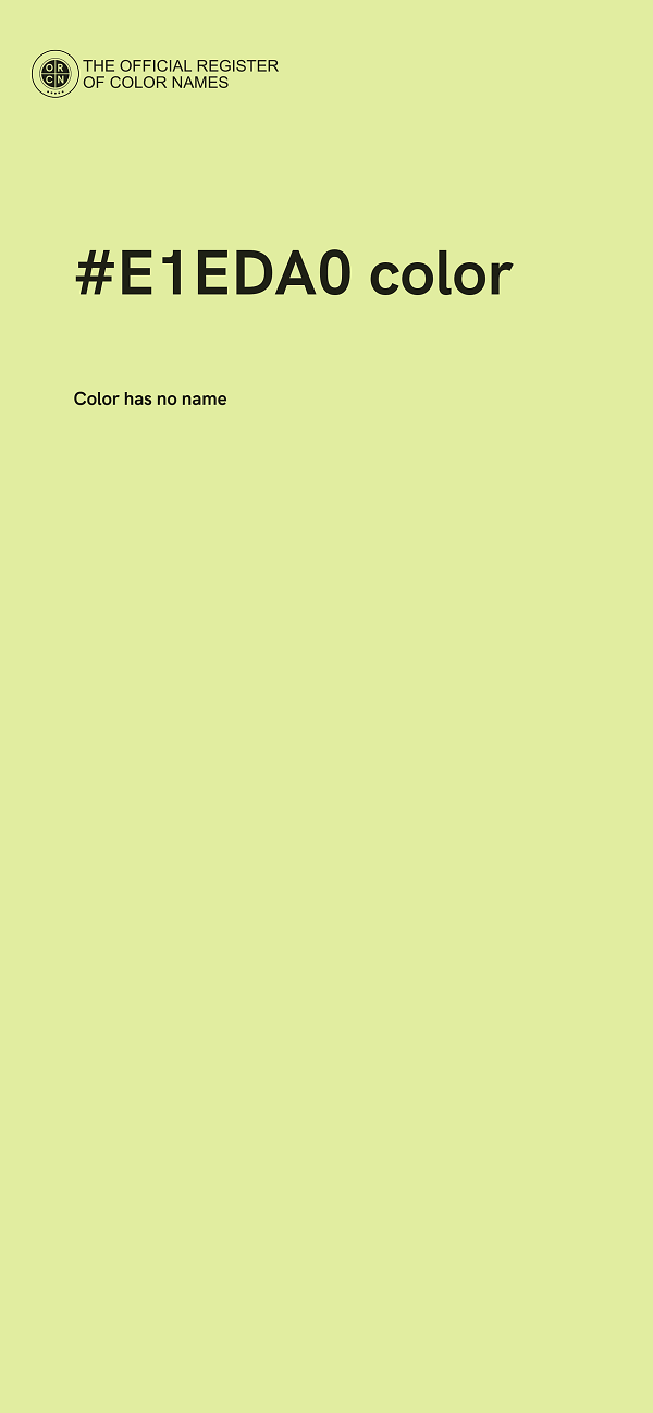 #E1EDA0 color image