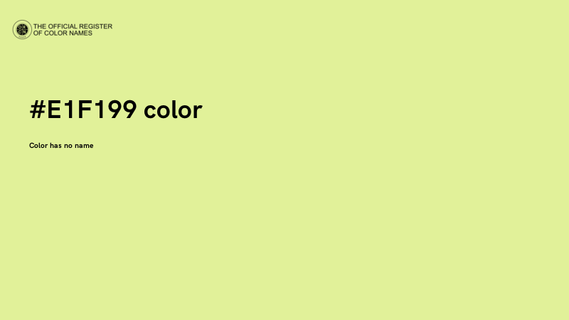 #E1F199 color image