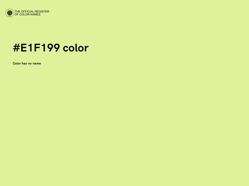 #E1F199 color image