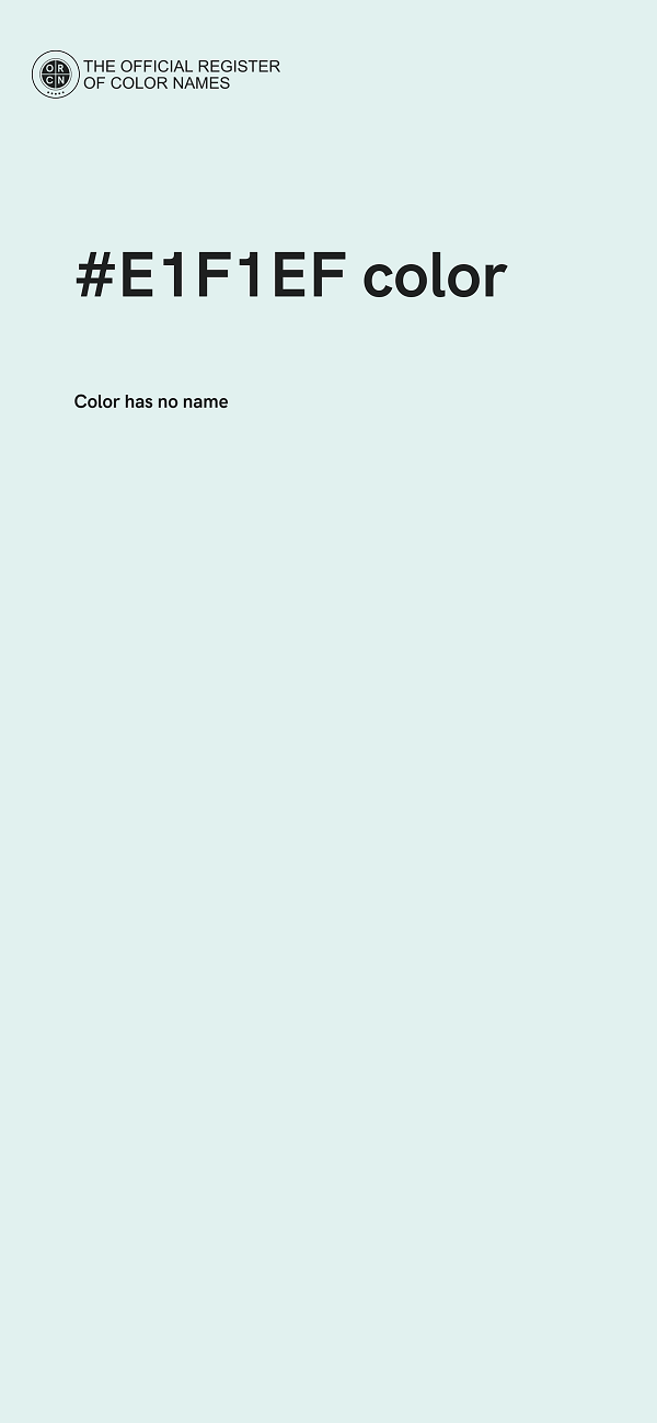 #E1F1EF color image