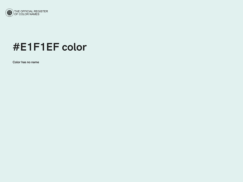 #E1F1EF color image
