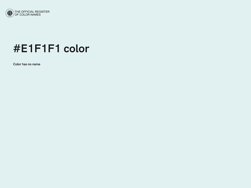 #E1F1F1 color image