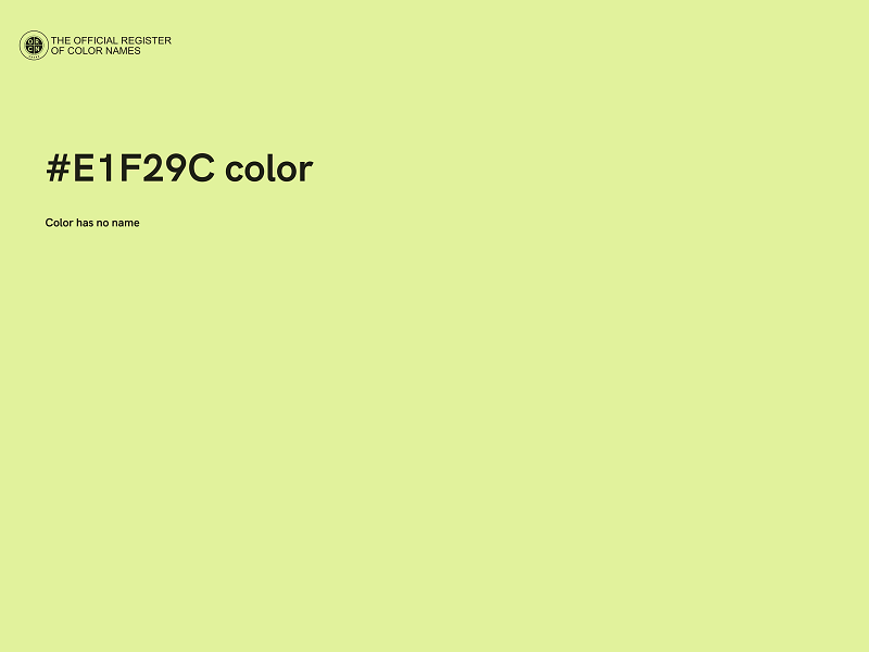 #E1F29C color image