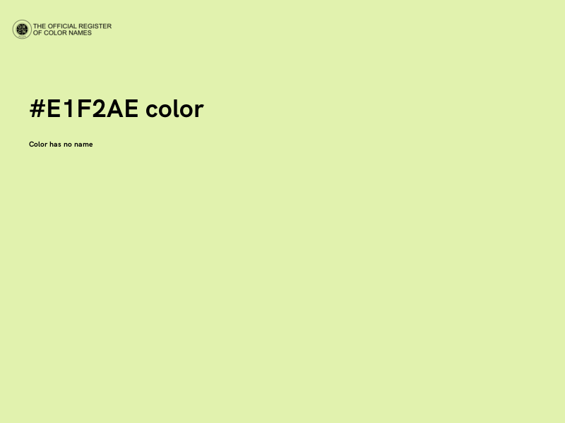 #E1F2AE color image