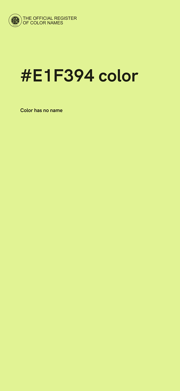 #E1F394 color image