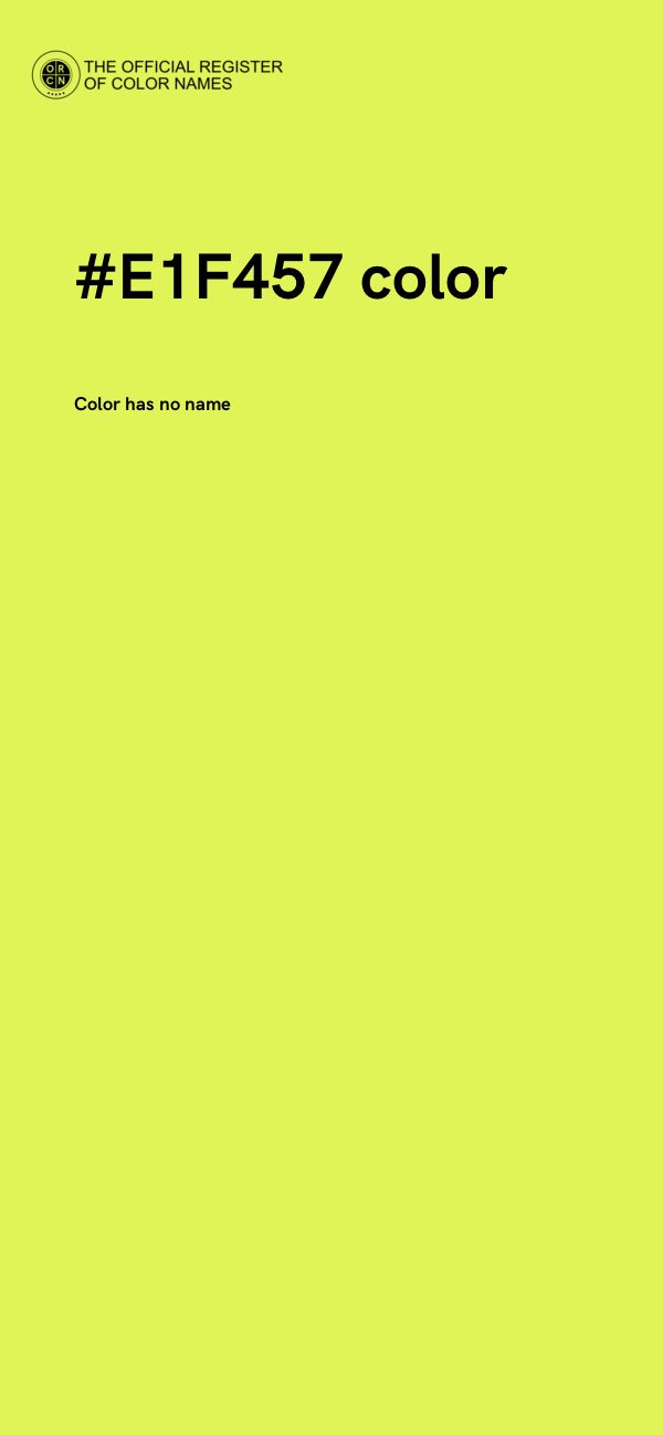 #E1F457 color image