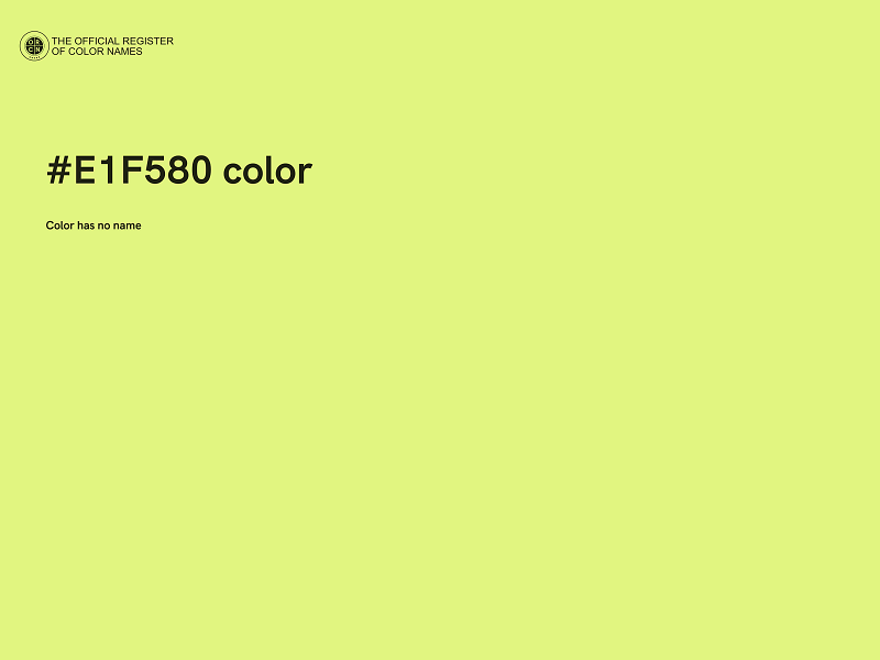 #E1F580 color image