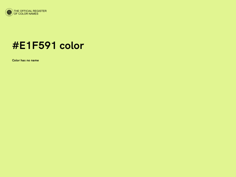 #E1F591 color image