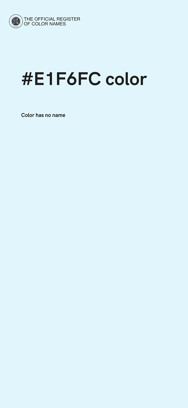 #E1F6FC color image