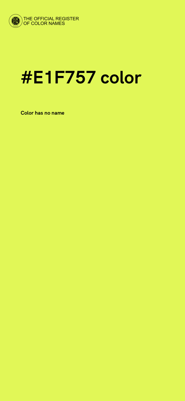 #E1F757 color image
