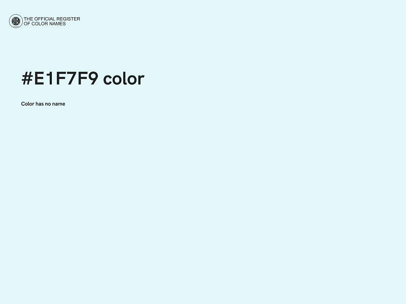 #E1F7F9 color image