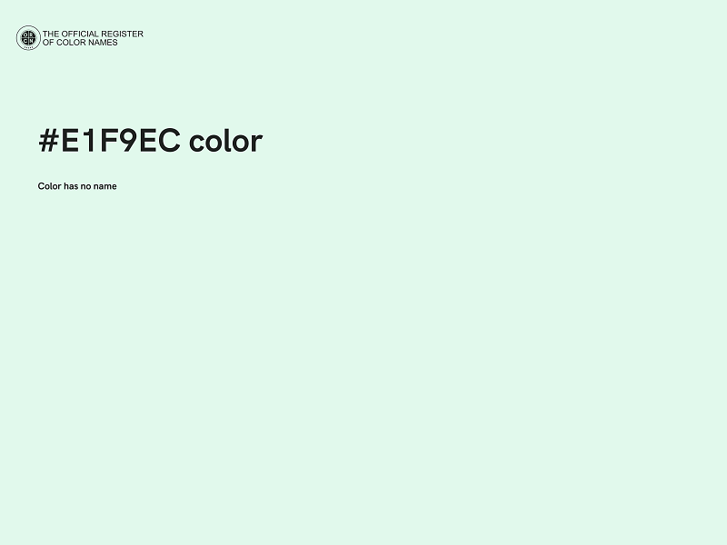 #E1F9EC color image