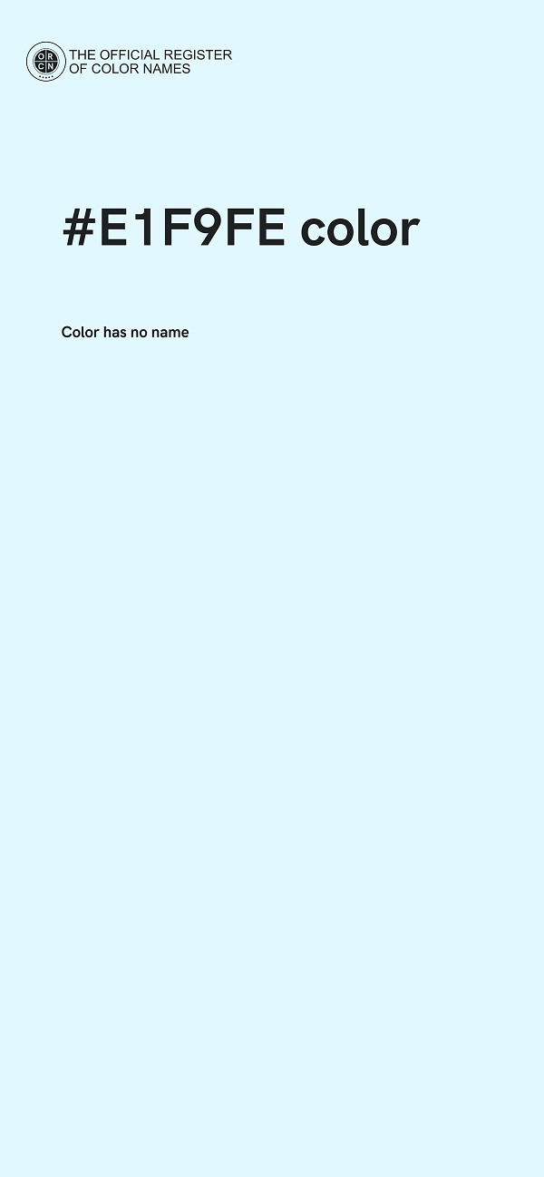 #E1F9FE color image