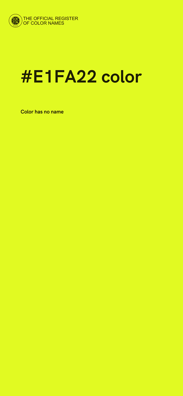 #E1FA22 color image