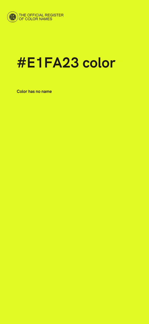 #E1FA23 color image
