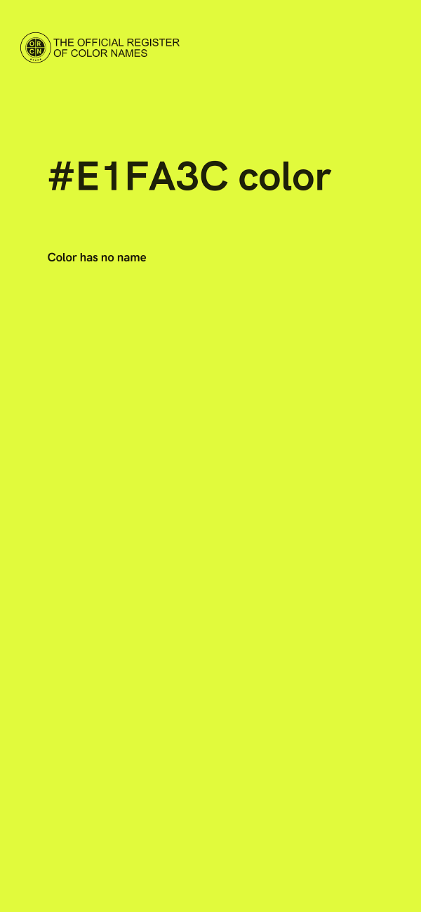 #E1FA3C color image