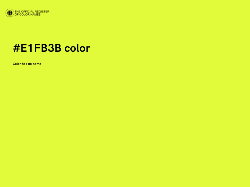 #E1FB3B color image