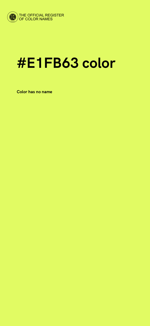 #E1FB63 color image