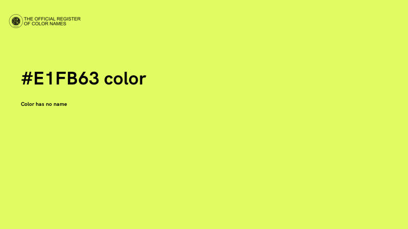 #E1FB63 color image
