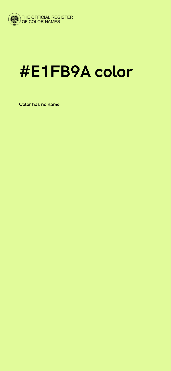 #E1FB9A color image