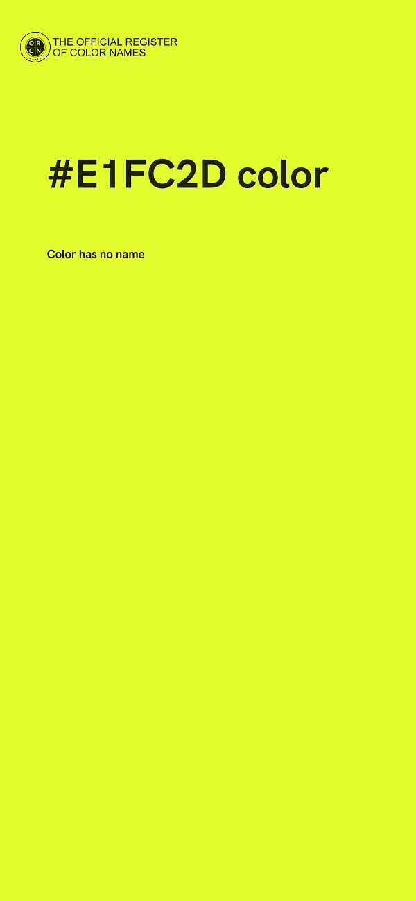#E1FC2D color image