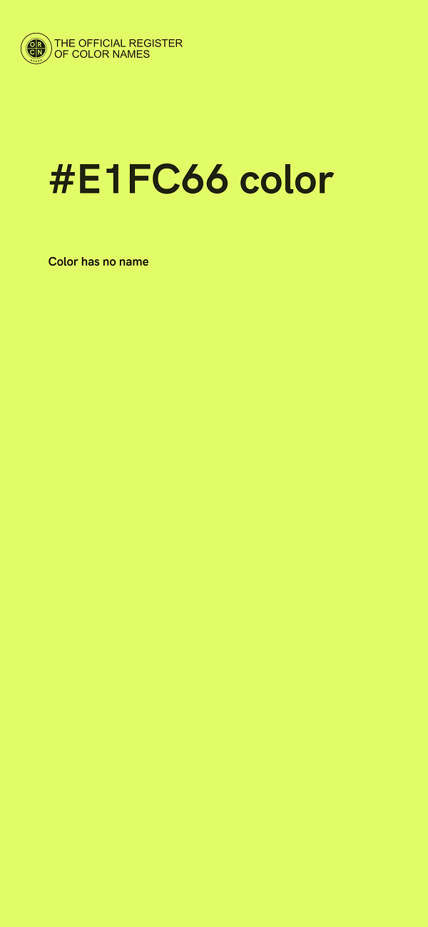 #E1FC66 color image