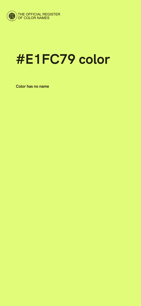 #E1FC79 color image