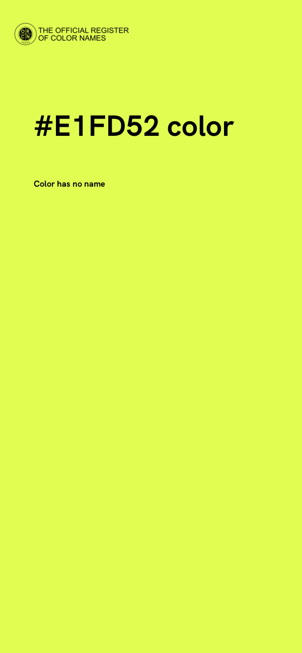 #E1FD52 color image