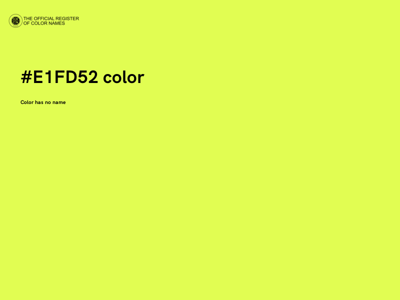 #E1FD52 color image