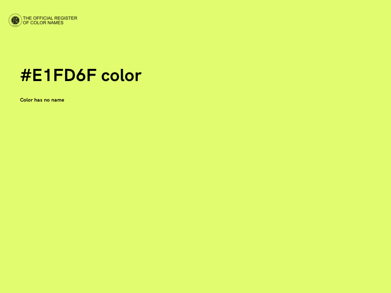 #E1FD6F color image