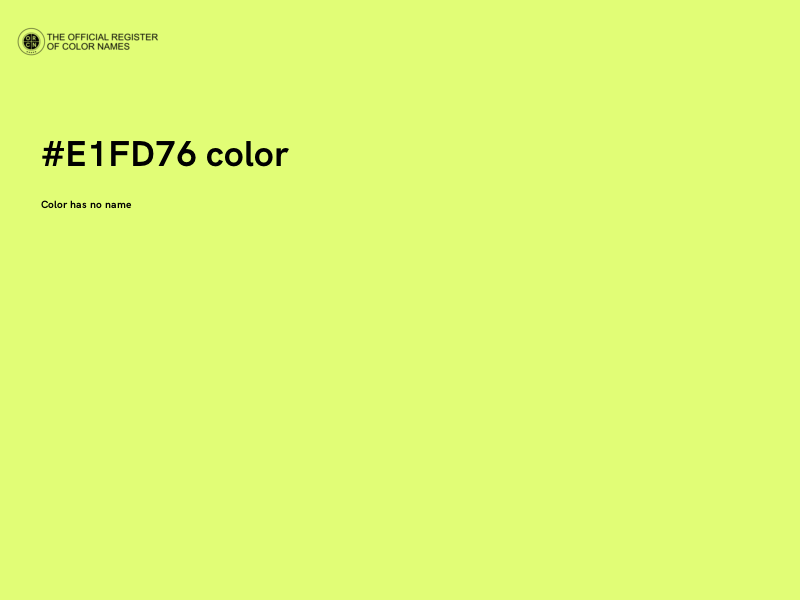 #E1FD76 color image