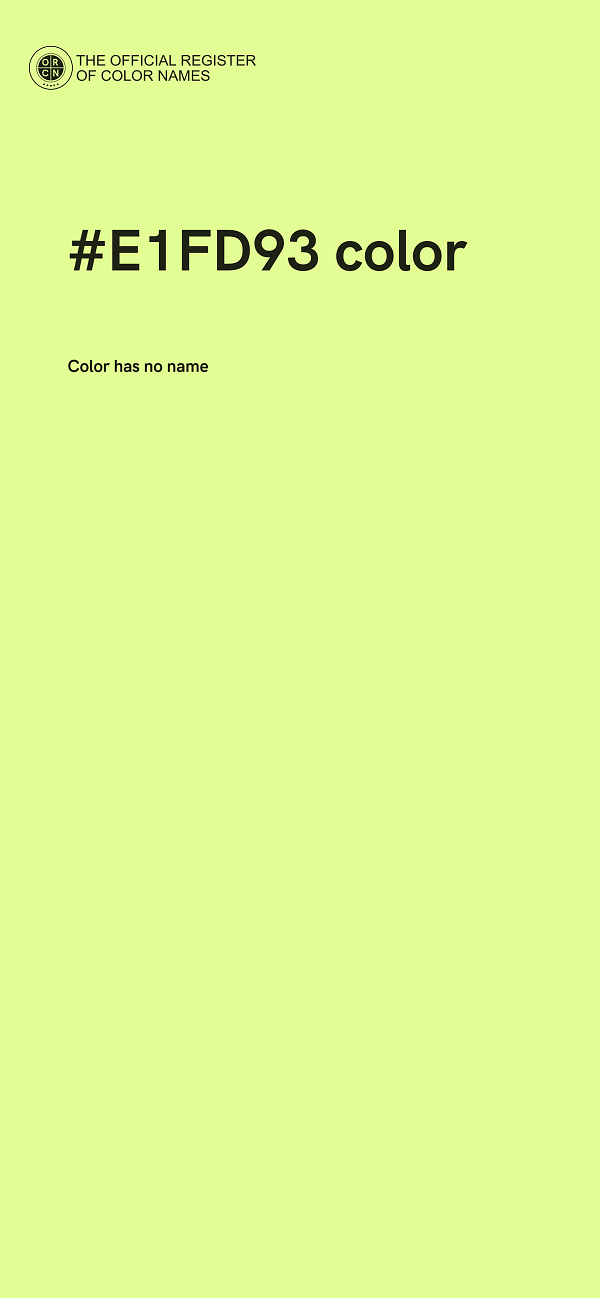 #E1FD93 color image