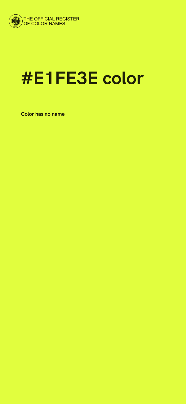 #E1FE3E color image