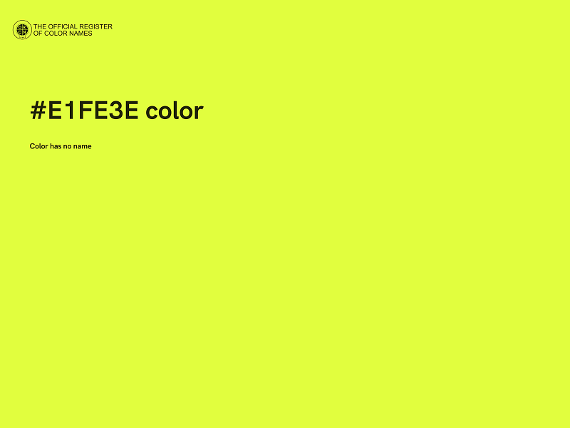 #E1FE3E color image