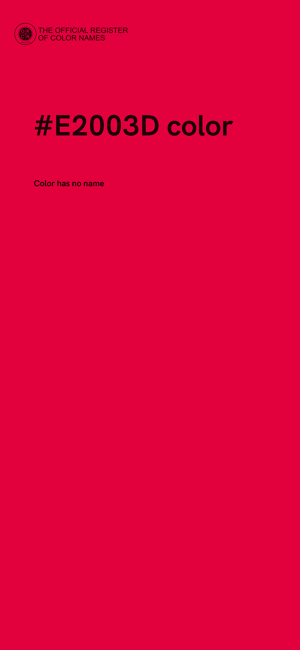 #E2003D color image