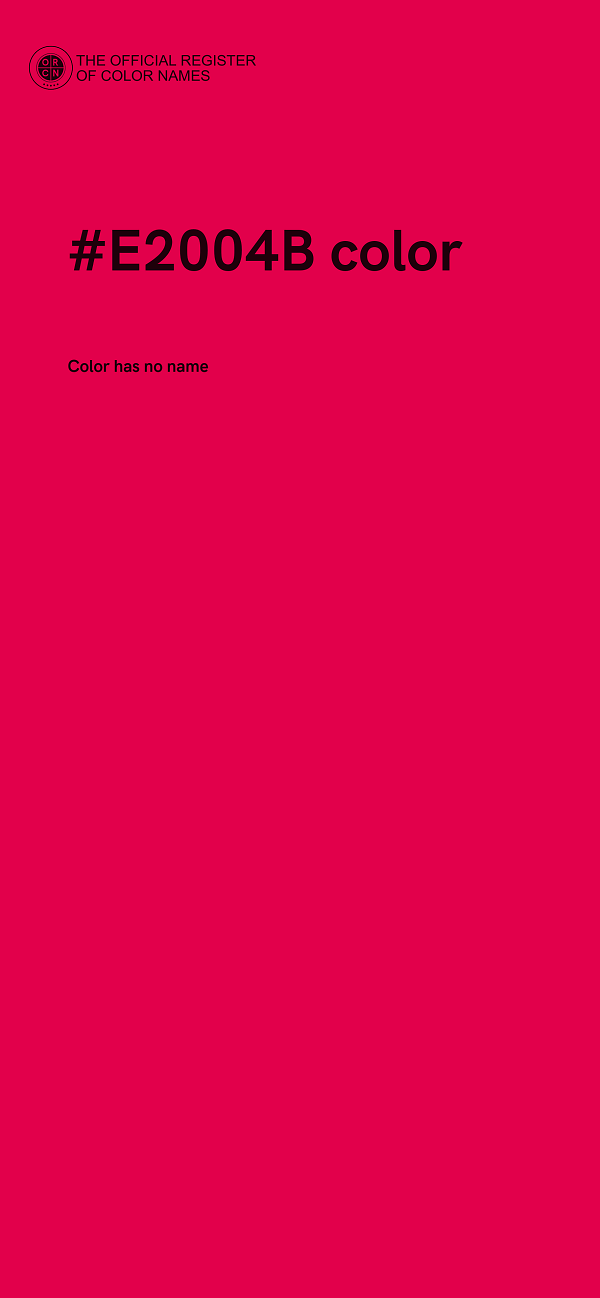 #E2004B color image