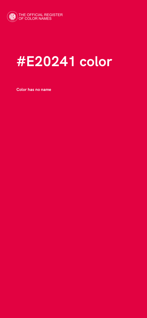 #E20241 color image