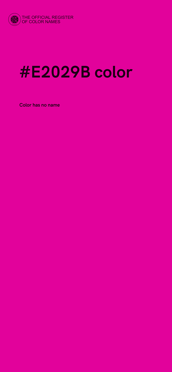 #E2029B color image