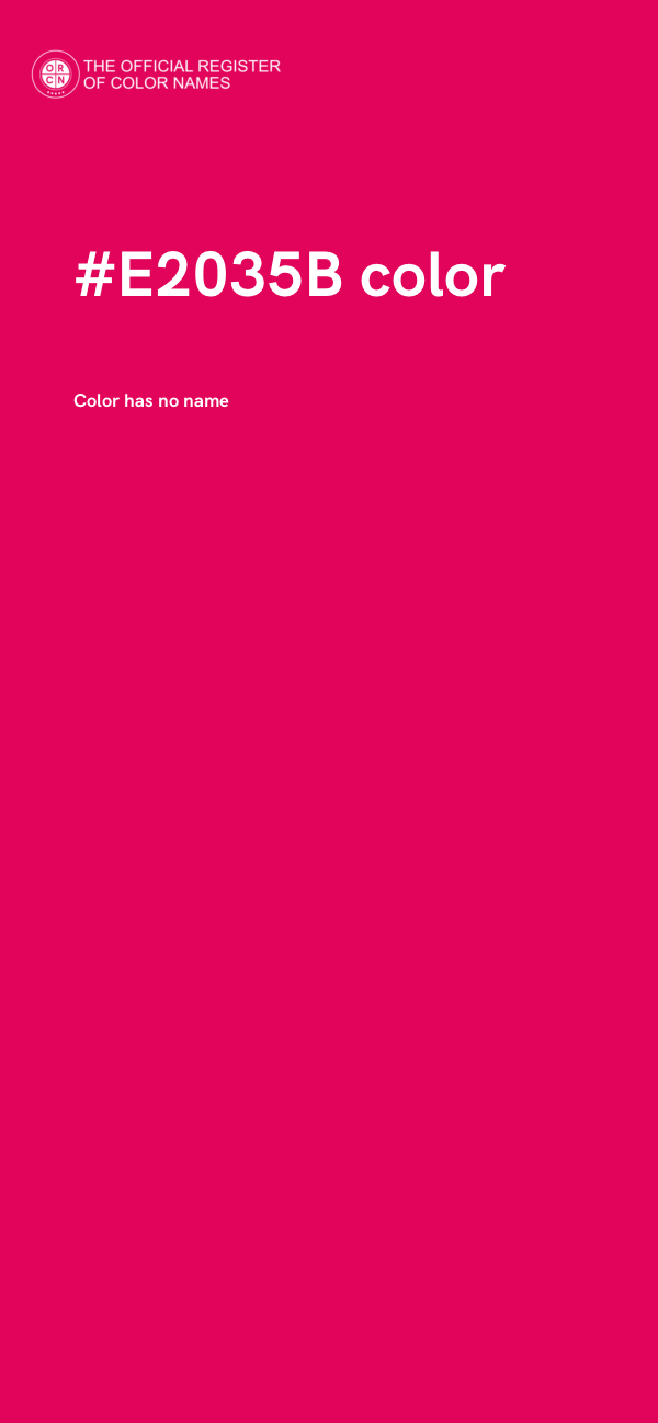 #E2035B color image